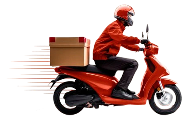 Delivery scooter courier