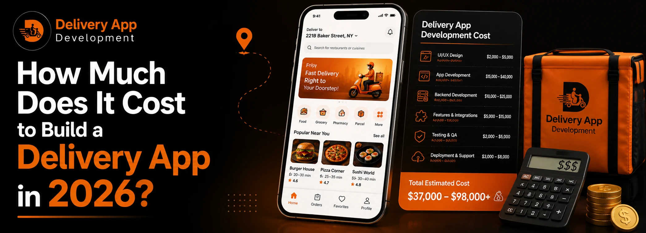How Much Does It Cost to Build a Delivery App in 2026?